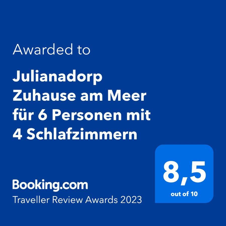 Julianadorp Zuhause Am Meer Fuer 6 Personen Mit 4 Schlafzimmern Exterior foto